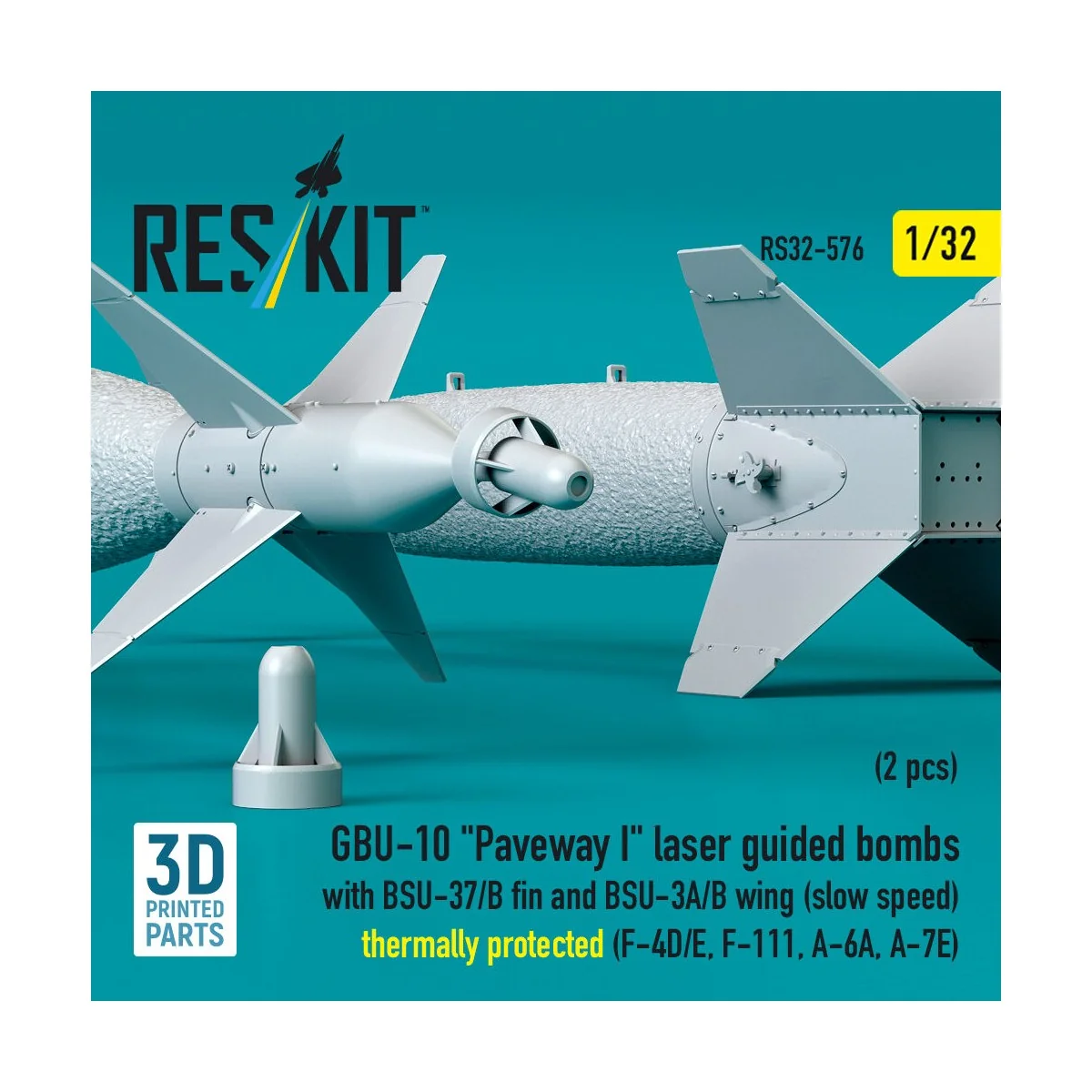 GBU-10 Paveway I laser guided bombs with BSU-37/B fin and BSU-3A/B ...