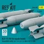 BLU-1B (750 lb) napalm bombs finned MXU-469/B (4 pcs) (A-1, A-4, A-...