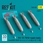BLU-1B (750 lb) napalm bombs finned MXU-393/B (4 pcs) (A-1, A-4, A-...