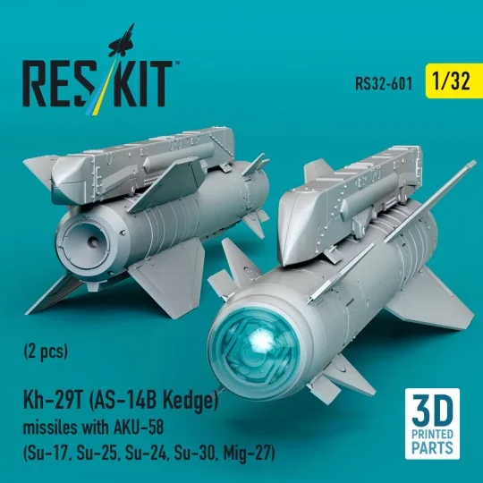 Kh-29T (AS-14B Kedge) missiles with AKU-58 (2 pcs) (Su-17, Su-25, S...