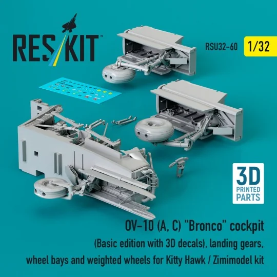 OV-10 (A, C) Bronco cockpit (Basic edition with 3D decals), landing...