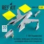 F-105 Thunderchief air intakes, landing gears with wheels bays and ...