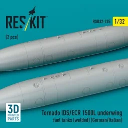 Tornado IDS/ECR 1500L underwing fuel tanks (welded) (German AF / It...