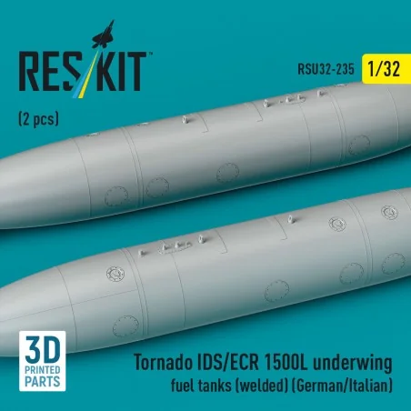 Tornado IDS/ECR 1500L underwing fuel tanks (welded) (German AF / It...