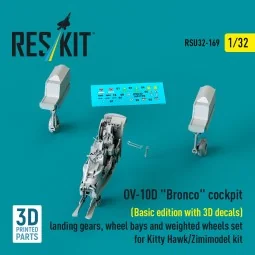 OV-10D Bronco cockpit (Basic edition with 3D decals) landing gears,... 2
