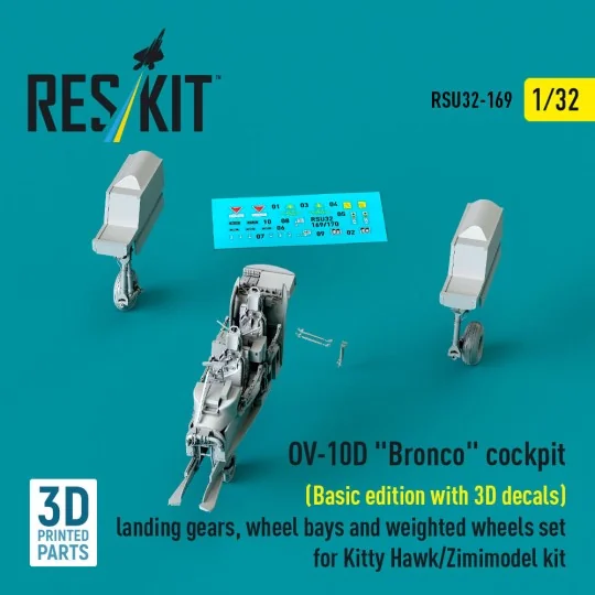 OV-10D Bronco cockpit (Basic edition with 3D decals) landing gears,...