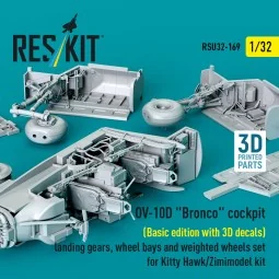 OV-10D Bronco cockpit (Basic edition with 3D decals) landing gears,... 2