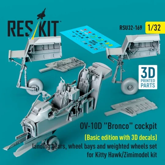 OV-10D Bronco cockpit (Basic edition with 3D decals) landing gears,...