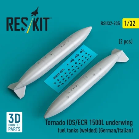 Tornado IDS/ECR 1500L underwing fuel tanks (welded) (German AF / It...