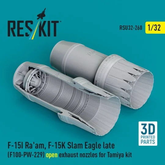 F?15I Ra'am, F?15K Slam Eagle late (F100-PW-229) open exhaust nozzl...