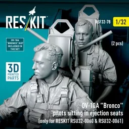 OV-10A Bronco pilots sitting in ejection seats (2 pcs) (only for RE...