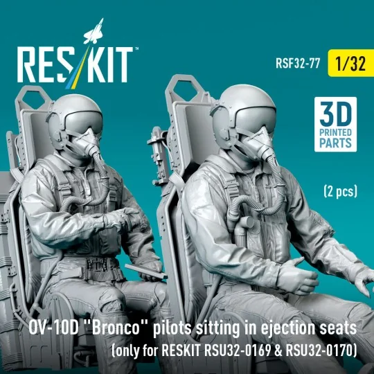 OV-10D Bronco pilots sitting in ejection seats (2 pcs) (only for RE...