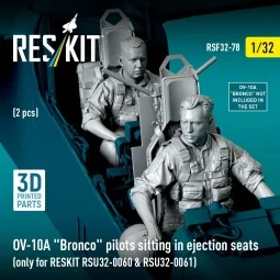 OV-10A Bronco pilots sitting in ejection seats (2 pcs) (only for RE... 2