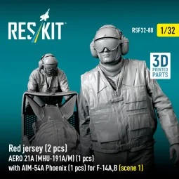 Red jersey (2 pcs) AERO 21A (MHU-191A/M) (1 pcs) with AIM-54A Phoen...