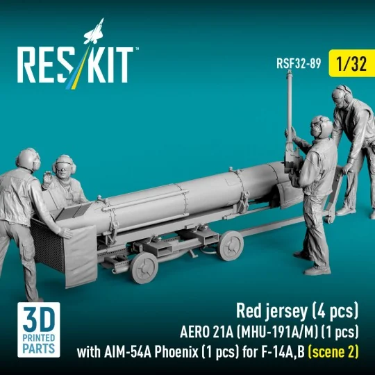 Red jersey (4 pcs) AERO 21A (MHU-191A/M) (1 pcs) with AIM-54A Phoen...