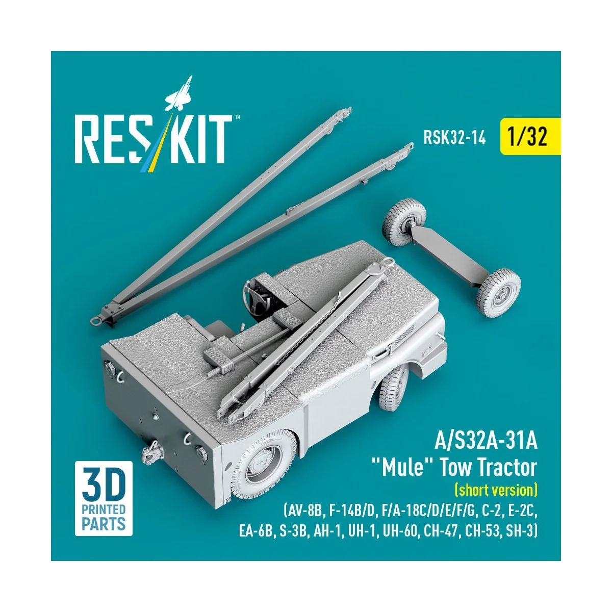 A/S32A-31A Mule Tow Tractor (short version) (AV-8B, F-14B/D, F/A-18...