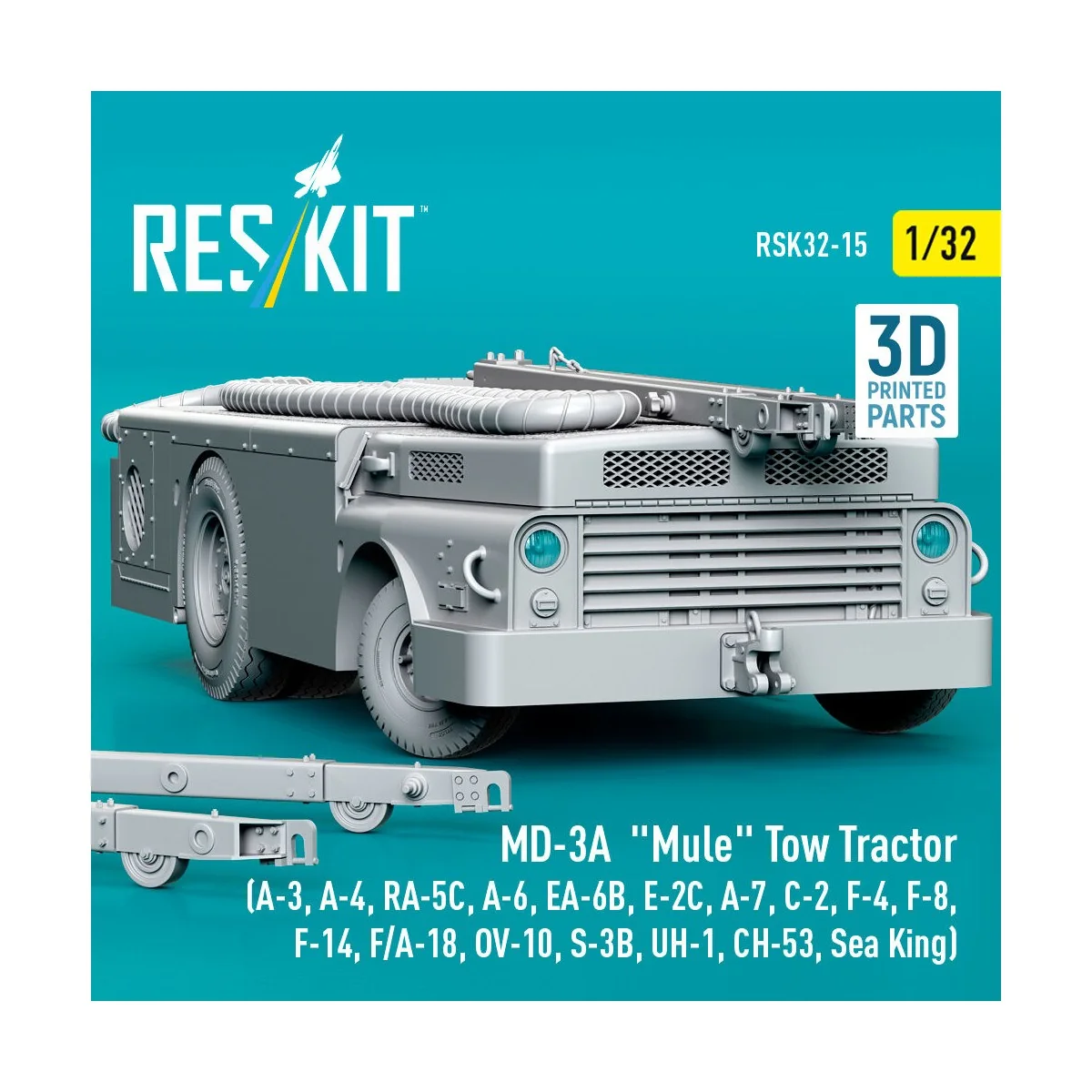 MD-3A Mule Tow Tractor (A-3, A-4, RA-5C, A-6, EA-6B, E-2C, A-7, C-2...