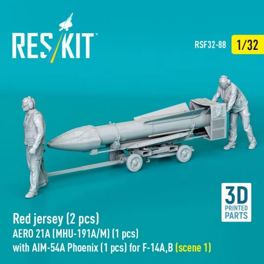 Red jersey (2 pcs) AERO 21A (MHU-191A/M) (1 pcs) with AIM-54A Phoen...