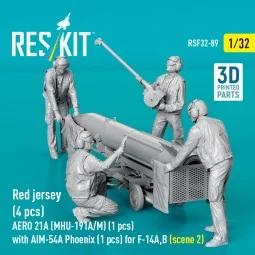 Red jersey (4 pcs) AERO 21A (MHU-191A/M) (1 pcs) with AIM-54A Phoen... 2