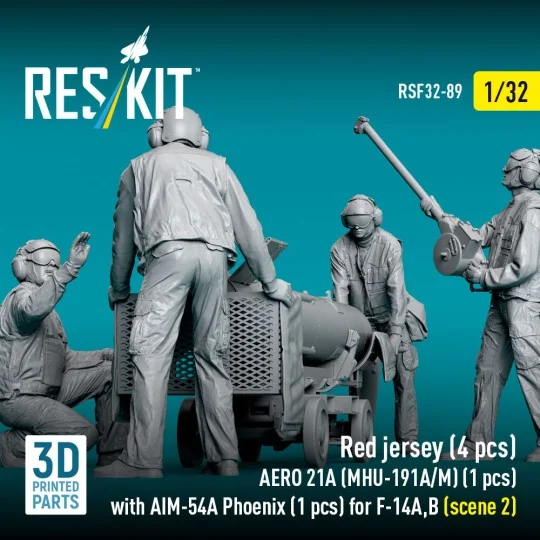 Red jersey (4 pcs) AERO 21A (MHU-191A/M) (1 pcs) with AIM-54A Phoen...