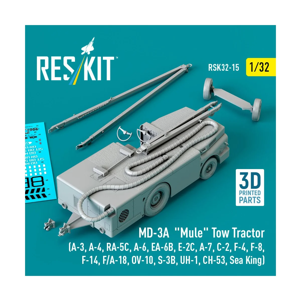 MD-3A Mule Tow Tractor (A-3, A-4, RA-5C, A-6, EA-6B, E-2C, A-7, C-2...