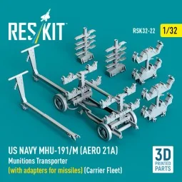 US NAVY MHU-191/M (AERO 21A) Munitions Transporter (with adapters f... 2