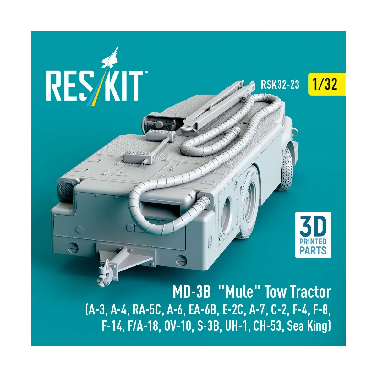MD-3B Mule Tow Tractor (A-3, A-4, RA-5C, A-6, EA-6B, E-2C, A-7, C-2...