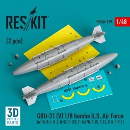 GBU-31 (V) 1/B bombs U.S. Air Force (2 pcs) (A-10, B-1, B-2, B-52, ...