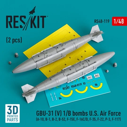 GBU-31 (V) 1/B bombs U.S. Air Force (2 pcs) (A-10, B-1, B-2, B-52, ...