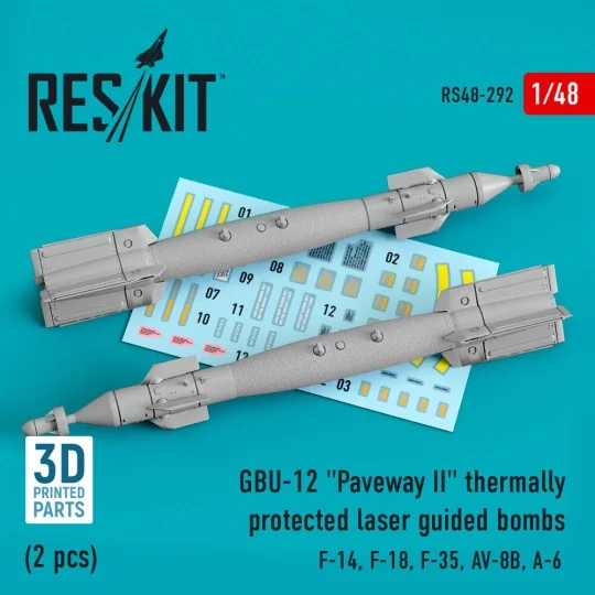 GBU-12 Paveway II thermally protected laser guided bombs (2 pcs) (F...