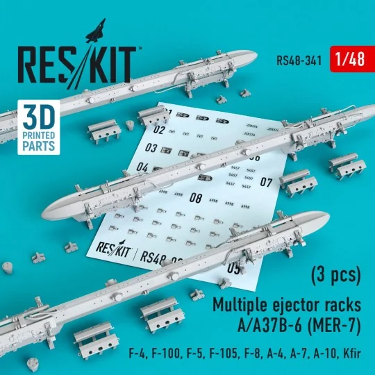 Multiple ejector racks A/A37B-6 (MER-7) (3 pcs) (F-4, F-100, F-5, F...