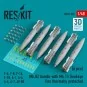 Mk.82 bombs with Mk.15 Snakeye fins thermally protected (6 pcs) (F-...