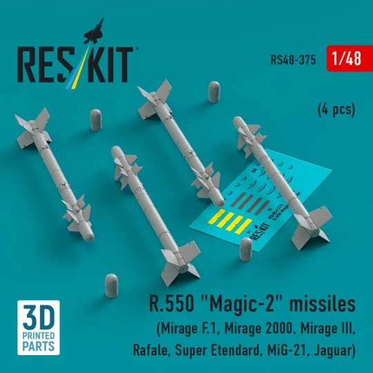 R.550 Magic-2 missiles (4 pcs) (Mirage F.1, Mirage 2000, Mirage III...