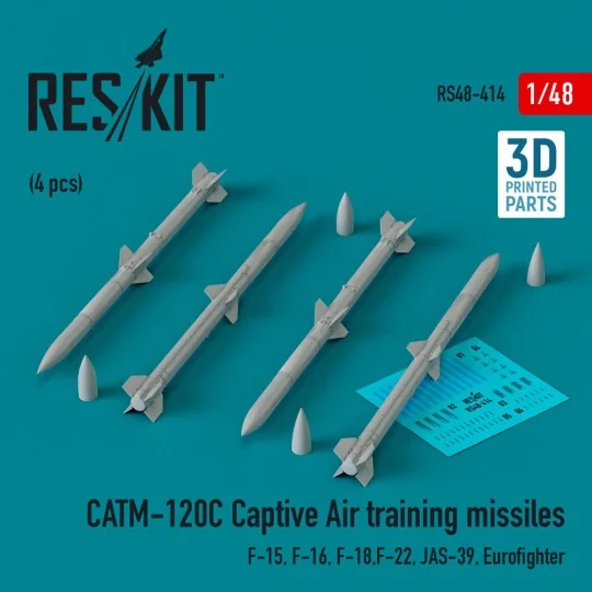 CATM-120C Captive air training missiles (4 pcs) (F-15, F-16, F-18, ...