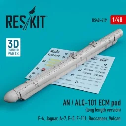 AN / ALQ-101 ECM pod (long length version) (F-4, Jaguar, A-7, F-5, ...
