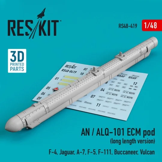 AN / ALQ-101 ECM pod (long length version) (F-4, Jaguar, A-7, F-5, ...