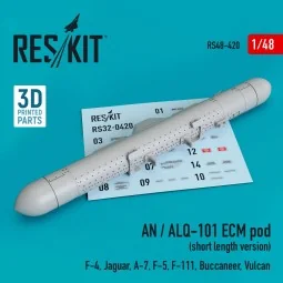 AN / ALQ-101 ECM pod (short length version) (F-4, Jaguar, A-7, F-5,...