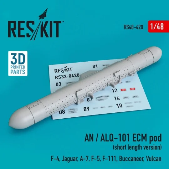 AN / ALQ-101 ECM pod (short length version) (F-4, Jaguar, A-7, F-5,...