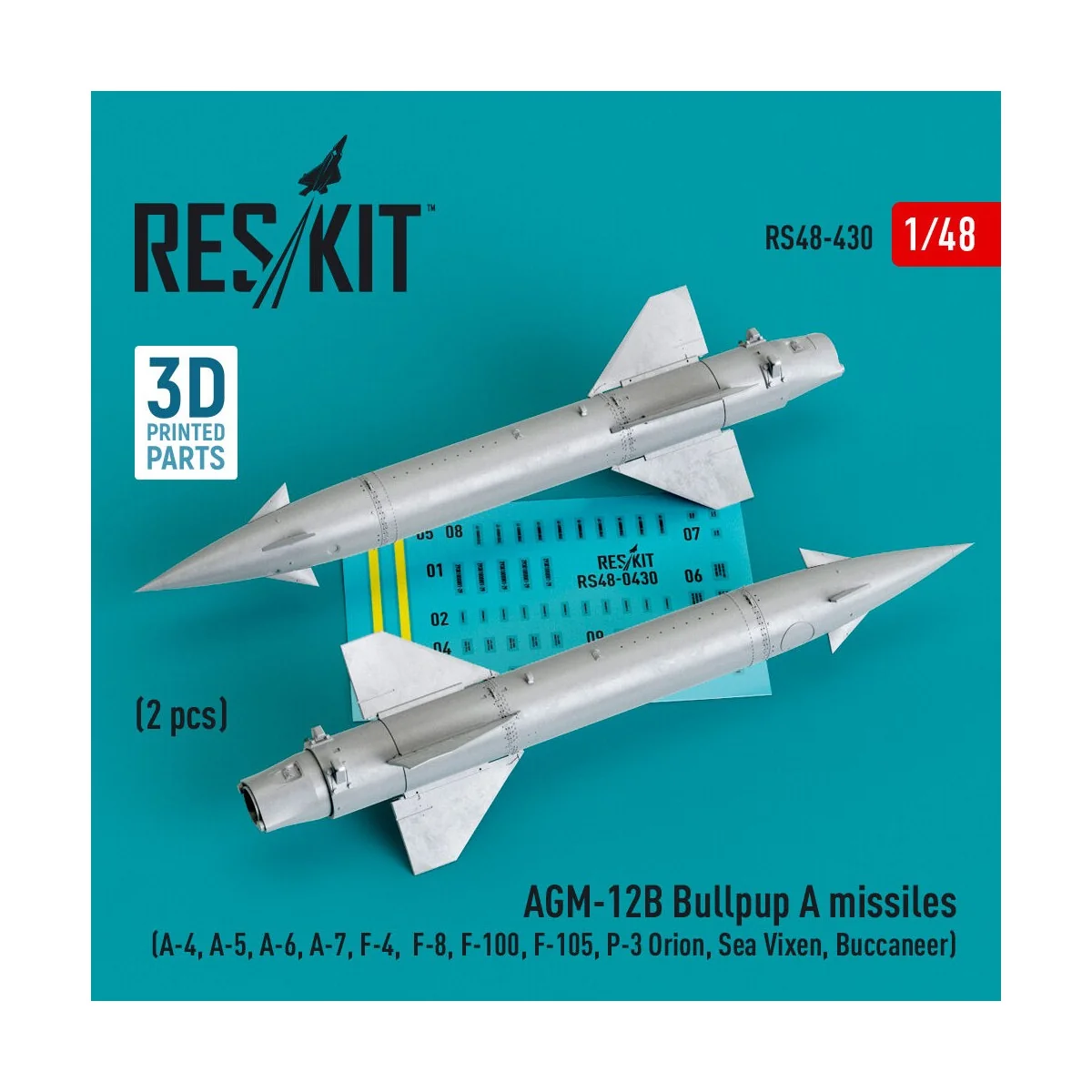 AGM-12B Bullpup A missiles (2 pcs) (A-4, A-5, A-6, A-7, F-4, F-8, F...