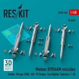 Meteor BVRAAM missiles (4 pcs) (Rafale, Mirage 2000, JAS-39 Gripen,...