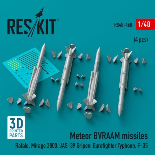 Meteor BVRAAM missiles (4 pcs) (Rafale, Mirage 2000, JAS-39 Gripen,...