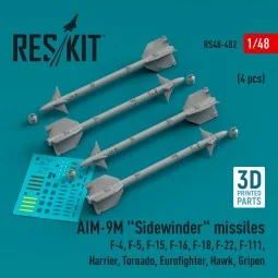 AIM-9M Sidewinder missiles (4 pcs) (F-4, F-5, F-15, F-16, F-18, F-2...