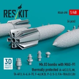 Mk.83 bombs with MAU-91 thermally protected (4 pcs) (A-4(C, E, F, L...