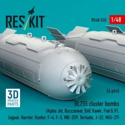 BL755 cluster bombs (4 pcs) (Alpha Jet, Buccaneer, BAE Hawk, Fiat G... 2