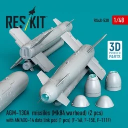 AGM-130A missiles (2 pcs) (Mk84 warhead) with AN/AXQ-14 data link p... 2