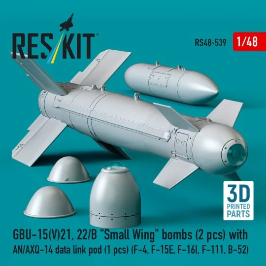 GBU-15(V)21, 22/B Small Wing bombs (2 pcs) with AN/AXQ-14 data link...