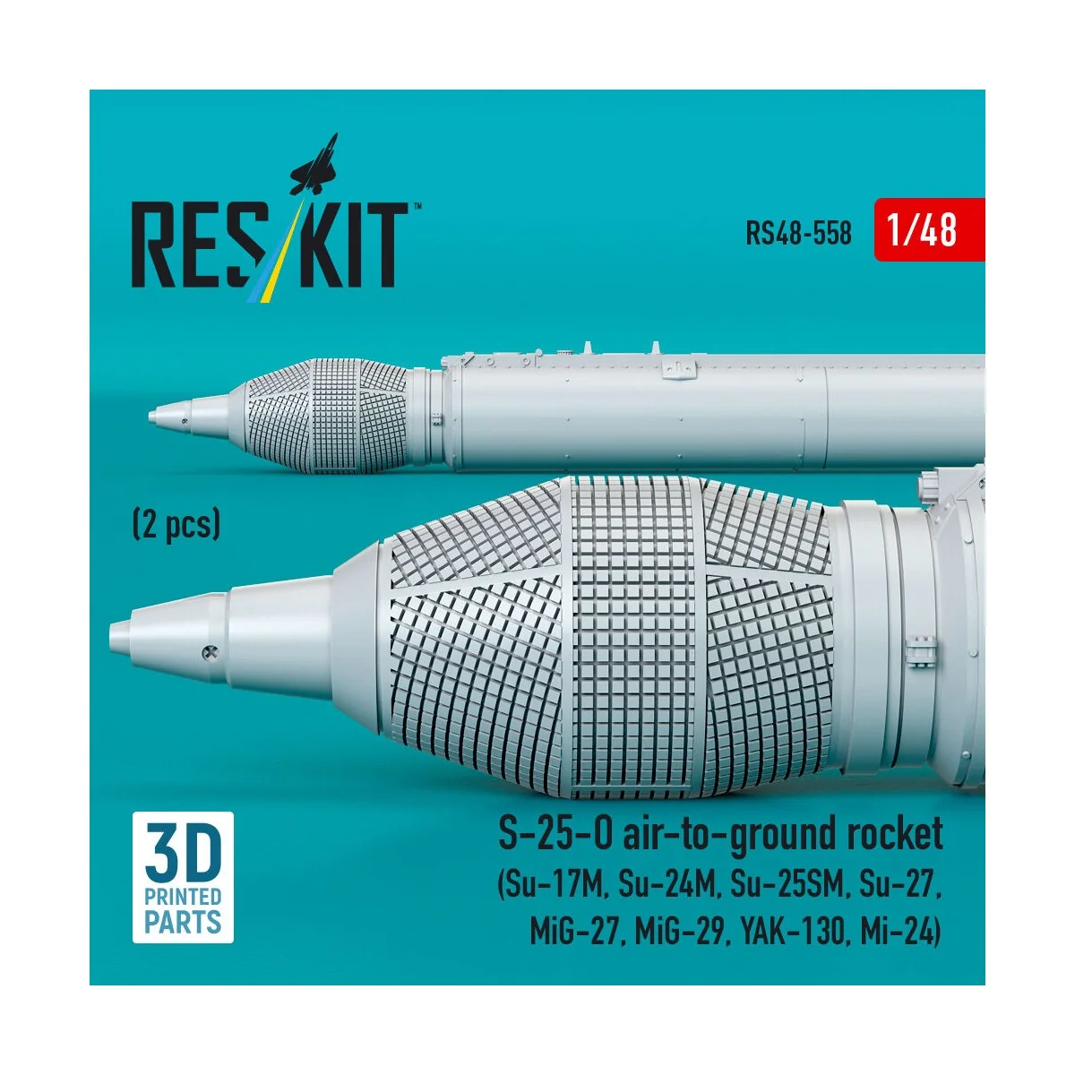 S-25-O air-to-ground rocket (2 pcs) (Su-17M, Su-24M, Su-25SM, Su-27...