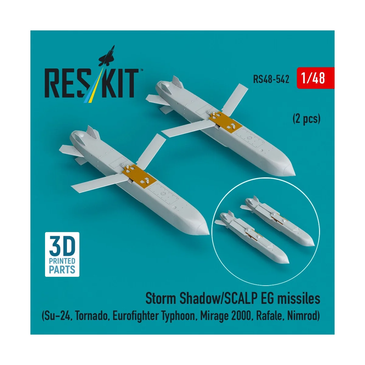 Storm Shadow/SCALP EG missiles (2 pcs) (Su-24, Tornado, Eurofighter...