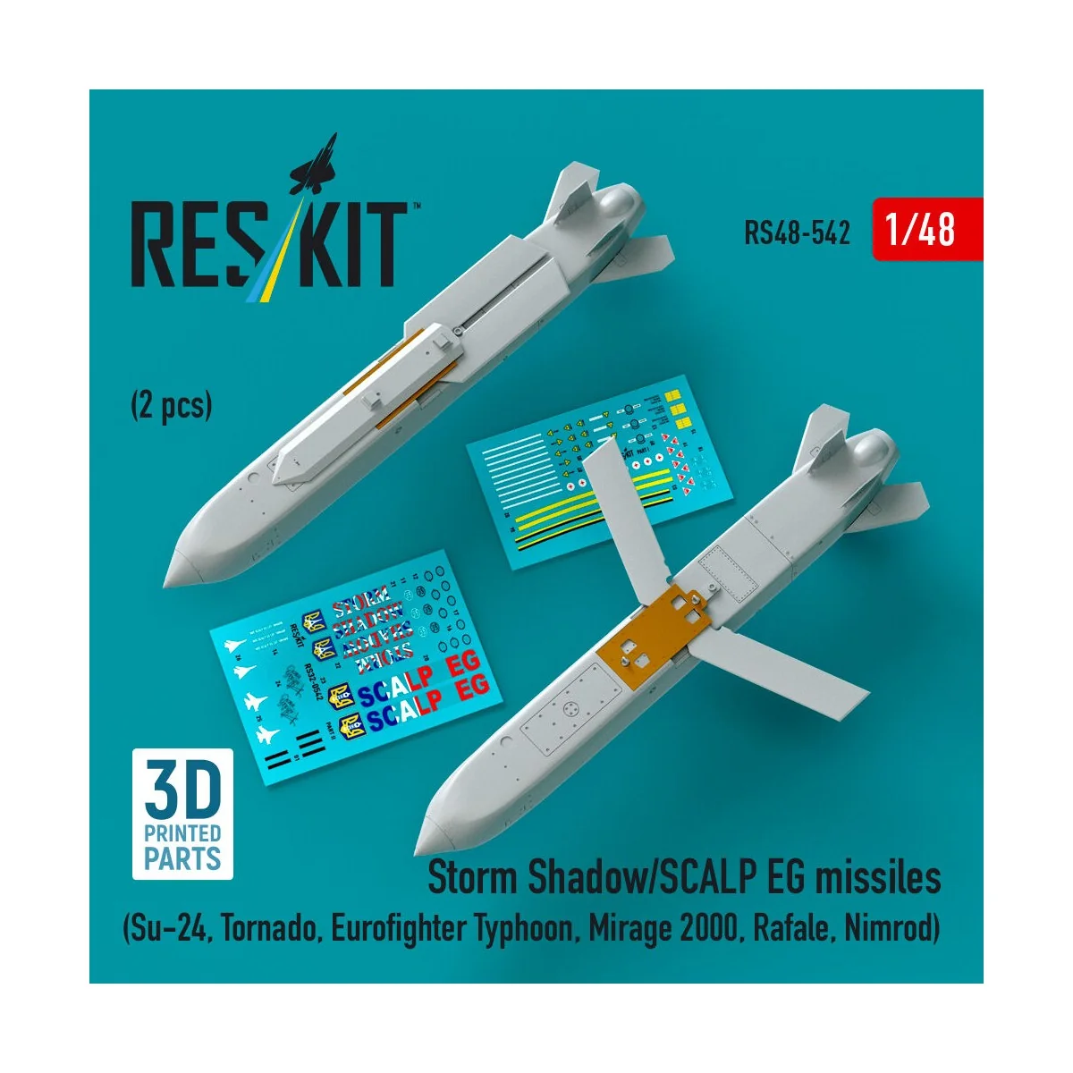 Storm Shadow/SCALP EG missiles (2 pcs) (Su-24, Tornado, Eurofighter...