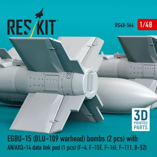 EGBU-15 (BLU-109 warhead) bombs (2 pcs) with AN/AXQ-14 data link po...